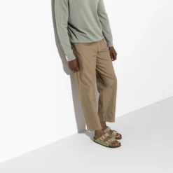 Birkenstock Arizona Soft Footbed Taupe Suede Leather Sandal - Taupe- Regular/Wide 13 Birkenstock Arizona Soft Footbed Taupe Suede Leather Sandal - Taupe- Regular/Wide -Patagonia Shop 951303 f look m