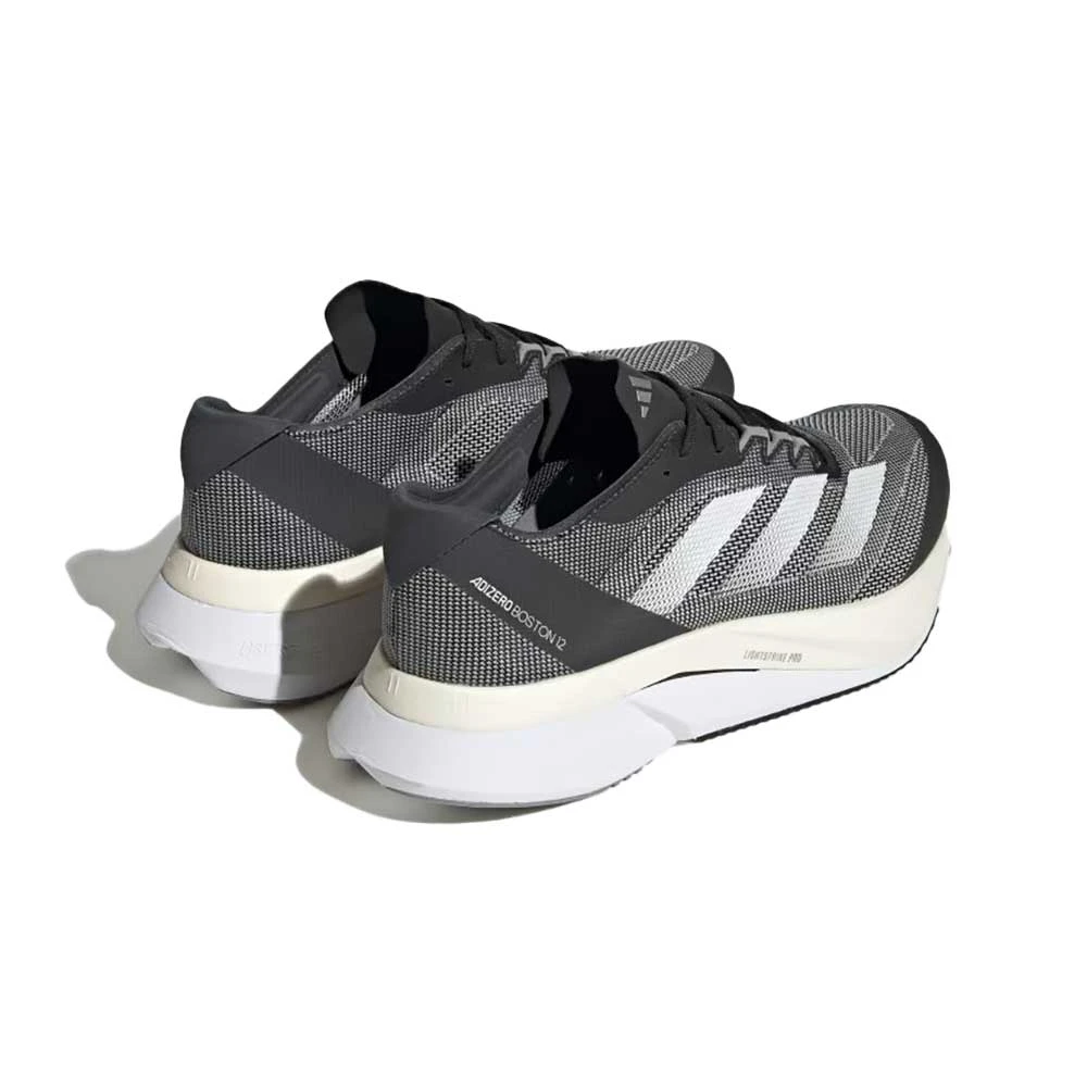ADIDAS Men's Adizero Boston 12 Running Shoe - Core Black/FTWR White/Carbon - Regular (D) 4 ADIDAS Men's Adizero Boston 12 Running Shoe - Core Black/FTWR White/Carbon - Regular (D) - Image 4