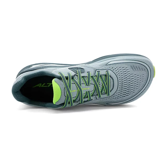 Altra Men's Paradigm 6 Running Shoe - Gray/Lime - Regular (D) 4 Altra Men's Paradigm 6 Running Shoe - Gray/Lime - Regular (D) - Image 4