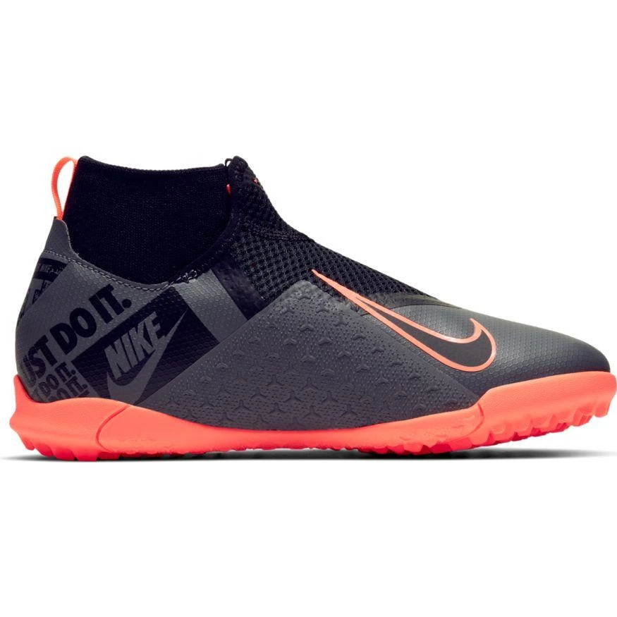 Nike Jr. Phantom Vision Academy Dynamic Fit TF Soccer Cleat - Dark Grey/Black/Bright Mango 5 Nike Jr. Phantom Vision Academy Dynamic Fit TF Soccer Cleat - Dark Grey/Black/Bright Mango - Image 5