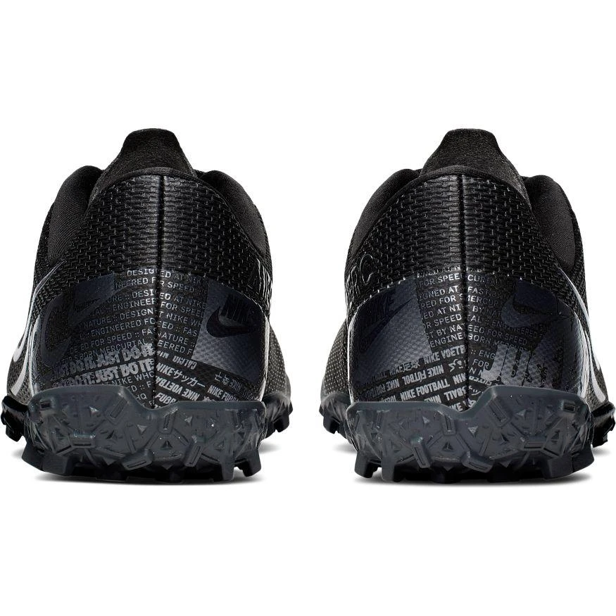 Nike Jr. Mercurial Vapor 13 Academy TF Soccer Cleat - Black/Cool Grey/Metallic Cool Grey 4 Nike Jr. Mercurial Vapor 13 Academy TF Soccer Cleat - Black/Cool Grey/Metallic Cool Grey - Image 4