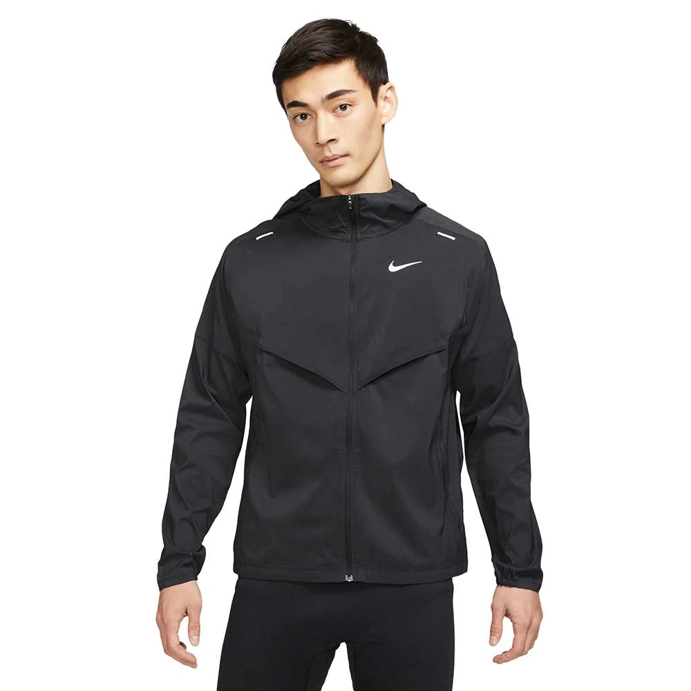 Men's Nike Repel UV Windrunner Jacket - Black 1 Men's Nike Repel UV Windrunner Jacket - Black
