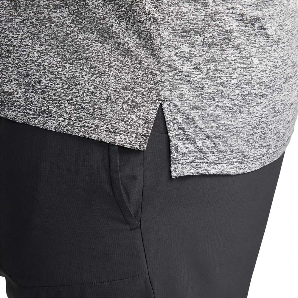 Men's Nike Dri-FIT Rise 365 Short Sleeve Running Top - Black/Heather/Reflective Silver 10 Men's Nike Dri-FIT Rise 365 Short Sleeve Running Top - Black/Heather/Reflective Silver - Image 10