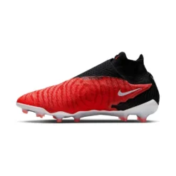 Nike Gripknit Phantom GX Elite Dynamic Fit FG Soccer Cleat - Bright Crimson/Black-White- Regular (D) -Patagonia Shop AURORA DC9969 600 PHSLH001 2000 1