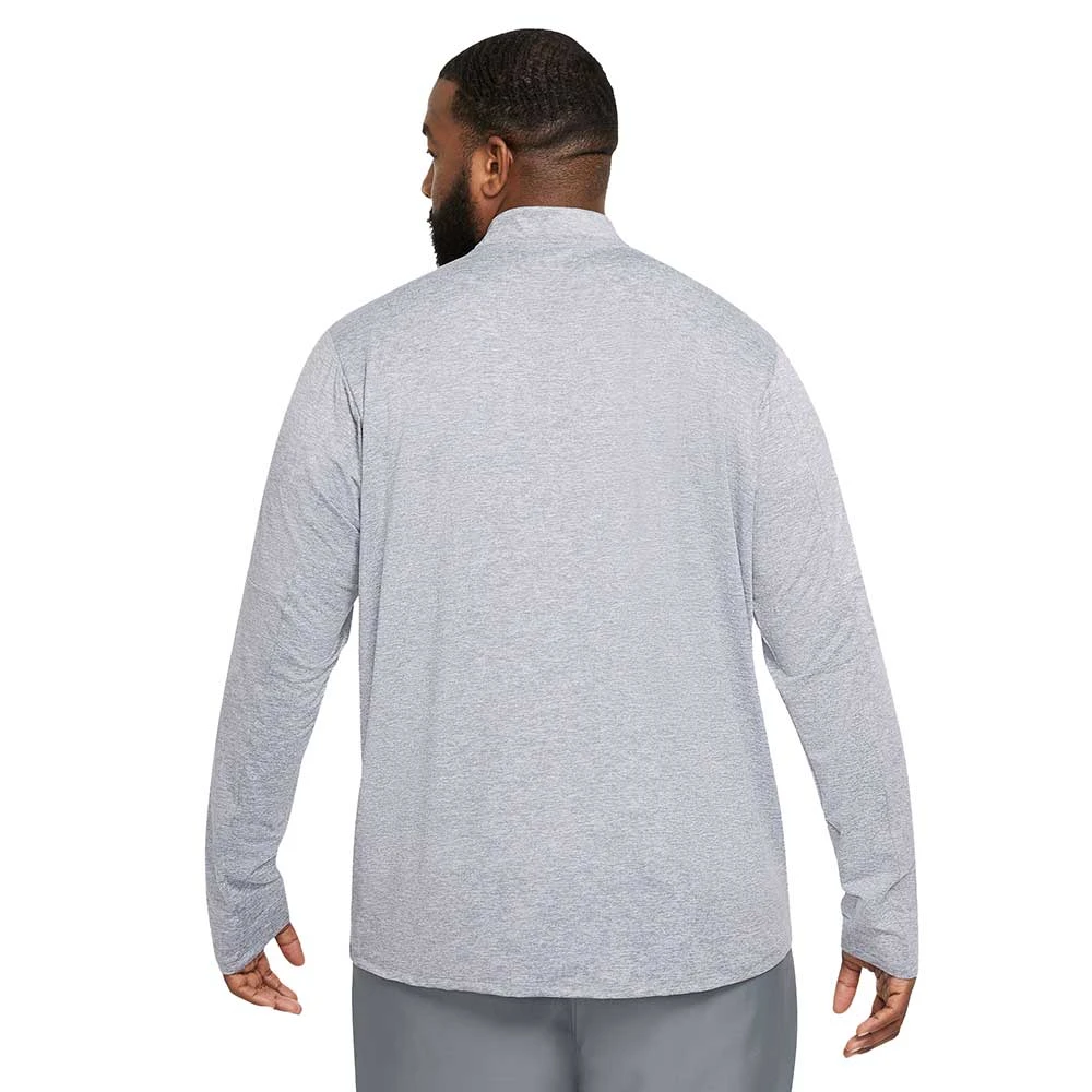 Men's Nike DriFIT Element 1/2 Zip Running Top - Smoke Grey/Grey Fog/Reflective Silver 2 Men's Nike DriFIT Element 1/2 Zip Running Top - Smoke Grey/Grey Fog/Reflective Silver - Image 2