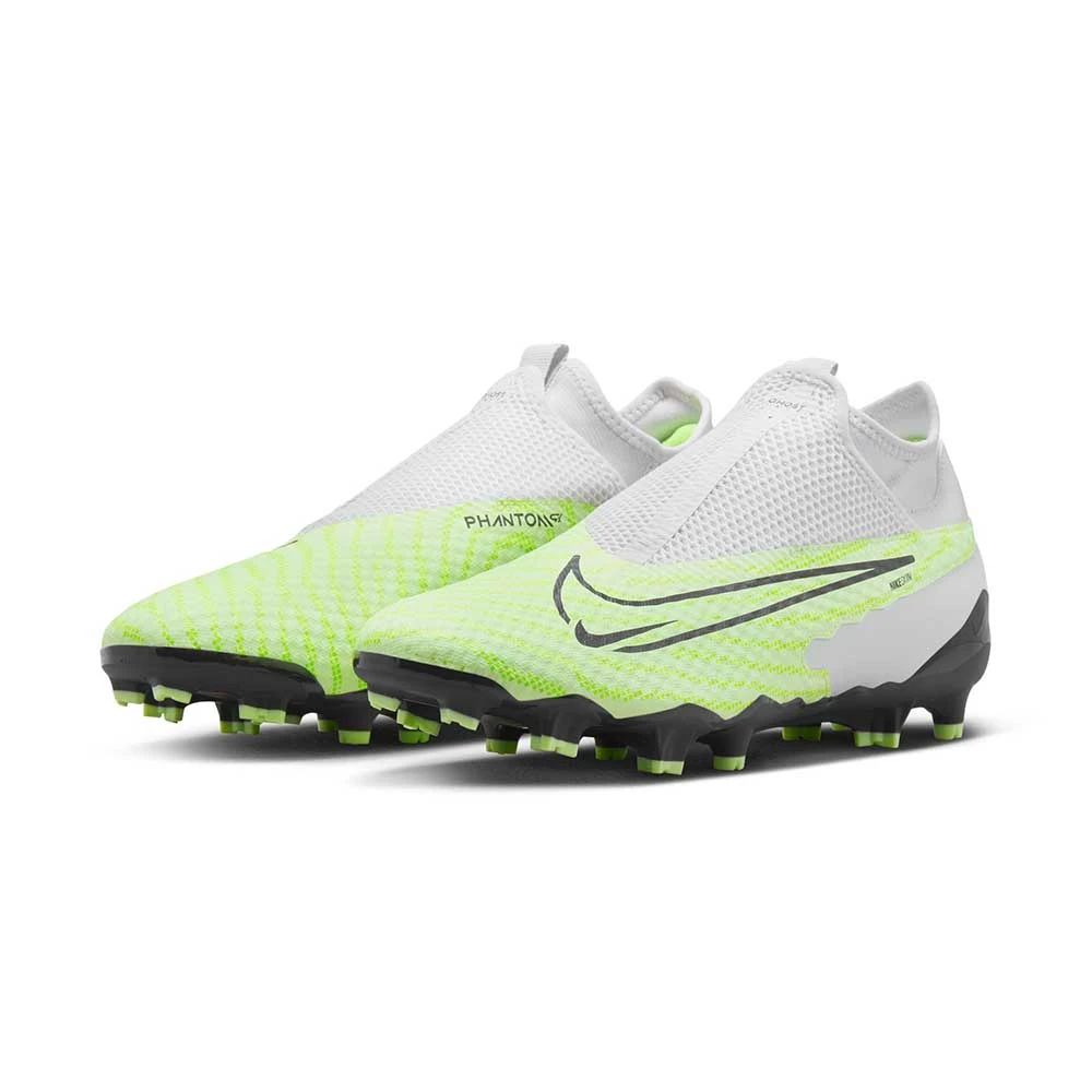 Nike Unisex Phantom GX Academy DF FG/MG Soccer Cleats - Barely Volt/Gridiron - Regular (D) 3 Nike Unisex Phantom GX Academy DF FG/MG Soccer Cleats - Barely Volt/Gridiron - Regular (D) - Image 3