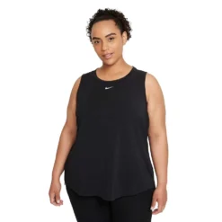 Women's Nike Dri-Fit One Luxe Standard Fit Tank- Black