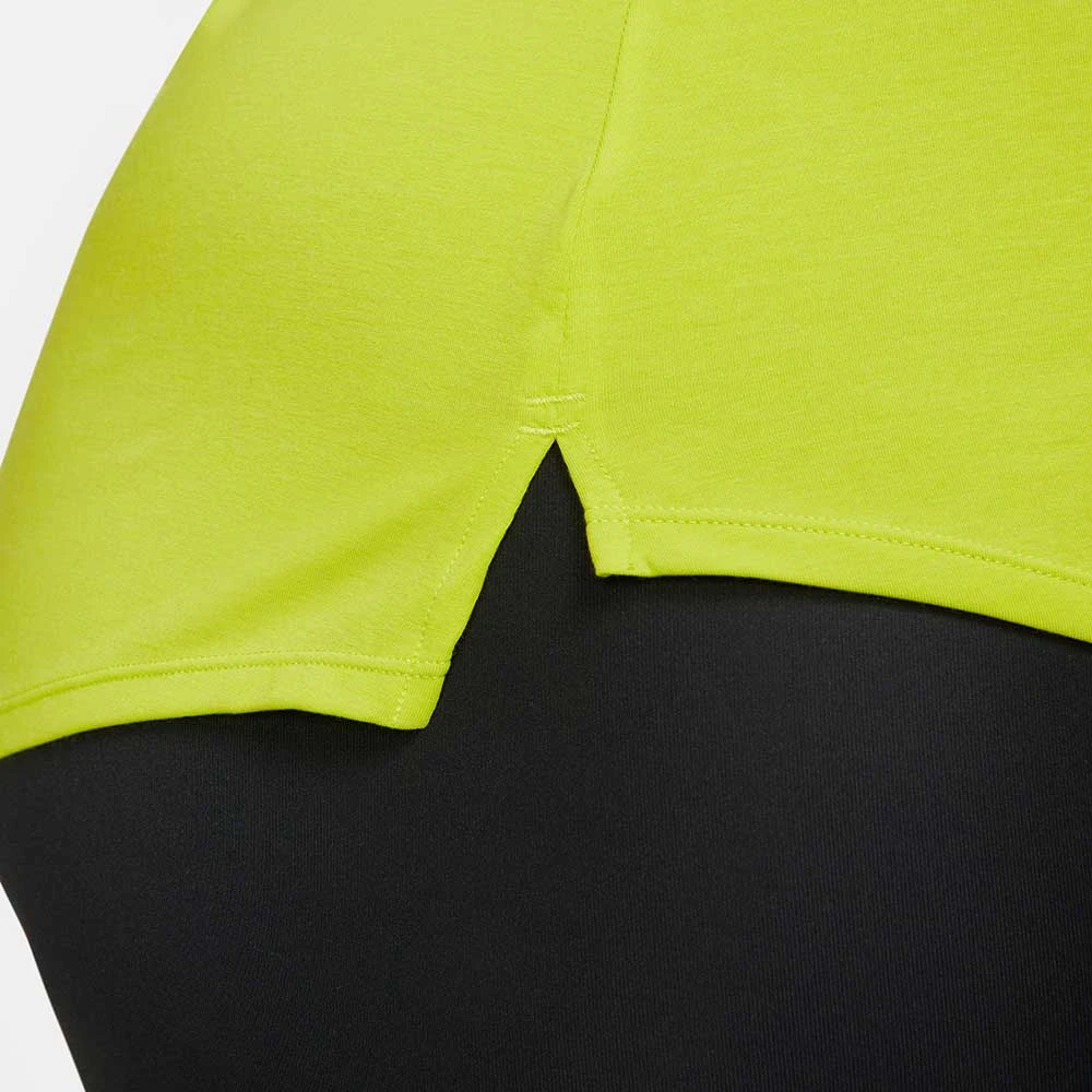 Women's Nike Dri-Fit One Luxe Standard Fit Tank- Bright Cactus 5 Women's Nike Dri-Fit One Luxe Standard Fit Tank- Bright Cactus - Image 5