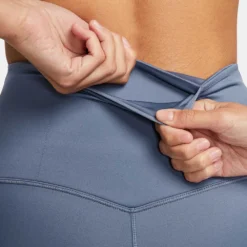 Women's Nike Go High Rise 7/8 Leggings - Diffused Blue/Black -Patagonia Shop AURORA DQ5636 491 PHSYM007 2000