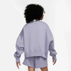 Women's Nike Pheonix Fleece Oversized Crew - Indigo Hazel -Patagonia Shop AURORA DQ5761 519 PHSBM001 2000