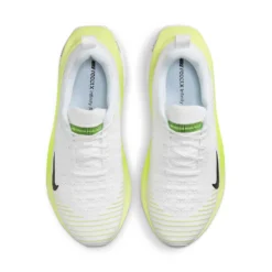 Men's Nike React Infinity Run Flyknit 4 Running Shoe- White/Light Lemon Twist/Volt/Black- Regular (B) -Patagonia Shop AURORA DR2665 101 PHCTH001 2000