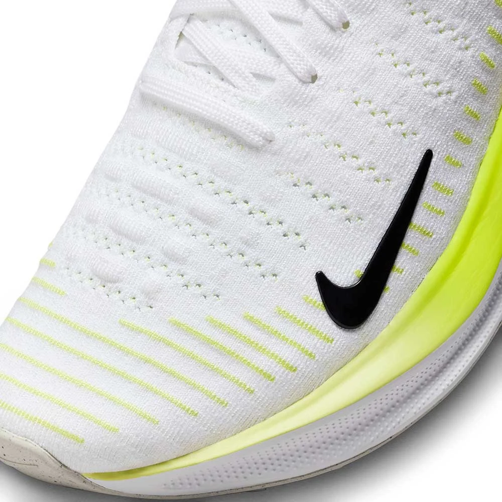 Women's Nike Infinity Run Flyknit 4 Running Shoe - White/Light Lemon Twist/Volt/Black- Regular (B) 4 Women's Nike Infinity Run Flyknit 4 Running Shoe - White/Light Lemon Twist/Volt/Black- Regular (B) - Image 4