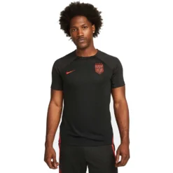 Nike Men's USA DF Strike SS Top - Black/Speed Red