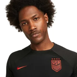 Nike Men's USA DF Strike SS Top - Black/Speed Red -Patagonia Shop AURORA DR4592 010 PHSYM001 2000