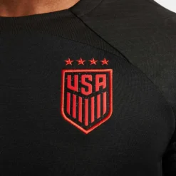 Nike Men's USA DF Strike SS Top - Black/Speed Red -Patagonia Shop AURORA DR4592 010 PHSYM002 2000