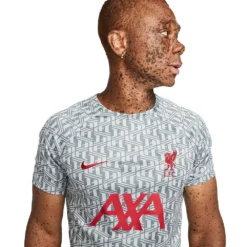 Nike Men's Liverpool FC Prematch Short Sleeve - Wolf Grey/Tough Red -Patagonia Shop AURORA DR4904 013 PHSYM001 2000