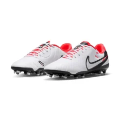 Nike Tiempo Legend 10 Academy MG Soccer Cleat - White/Black-Bright Crimson- Regular (D) -Patagonia Shop AURORA DV4337 100 PHCFH001 2000