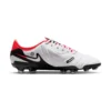 Nike Tiempo Legend 10 Academy MG Soccer Cleat - White/Black-Bright Crimson- Regular (D)