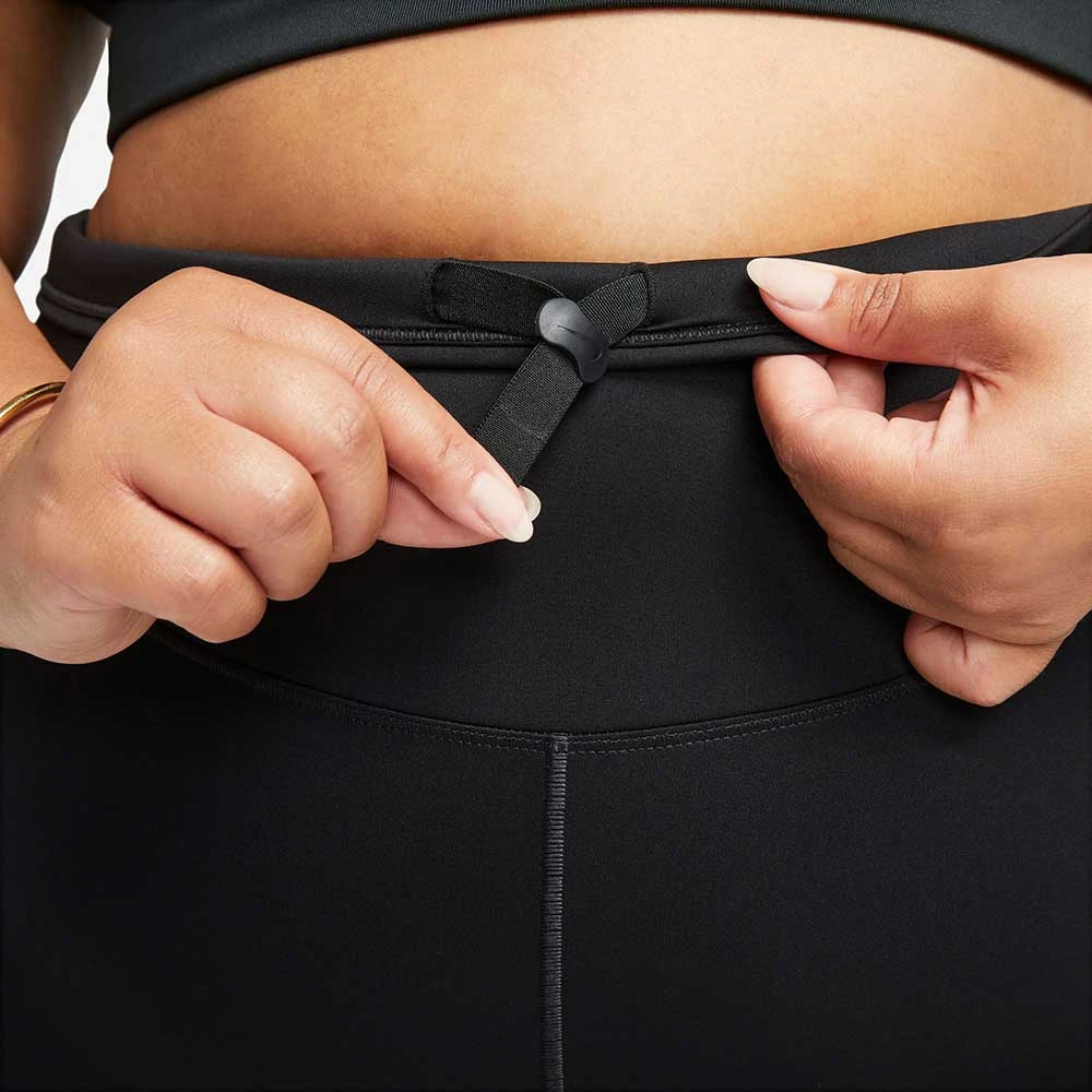 Women's Nike Dri-Fit Go High Rise 7/8 Tight - Black 6 Women's Nike Dri-Fit Go High Rise 7/8 Tight - Black - Image 6