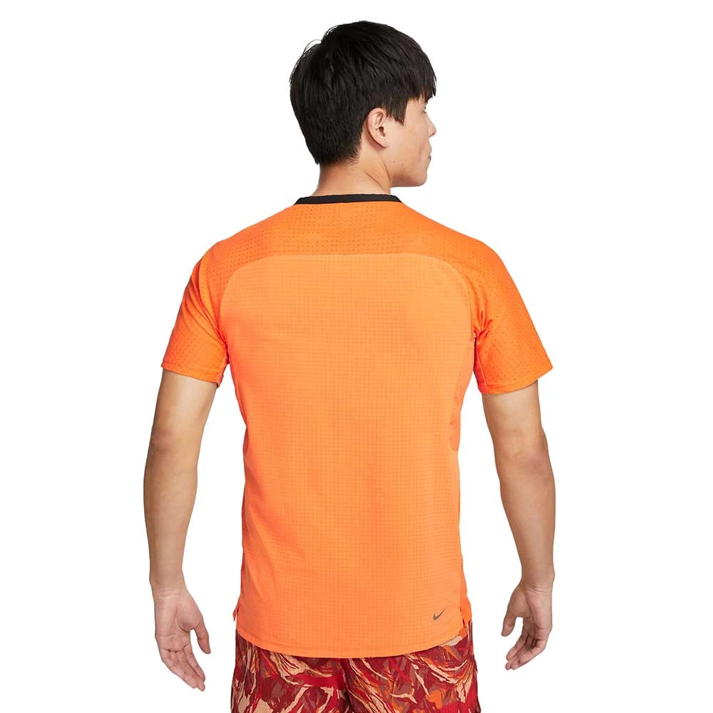 Men's Nike Trail Solar Chase Top - Bright Mandarin/Olive Flak 2 Men's Nike Trail Solar Chase Top - Bright Mandarin/Olive Flak - Image 2