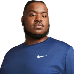 Nike Men's Miler Short Sleeve Top - Midnight Navy -Patagonia Shop AURORA DV9315 480 PHSYM001 2000