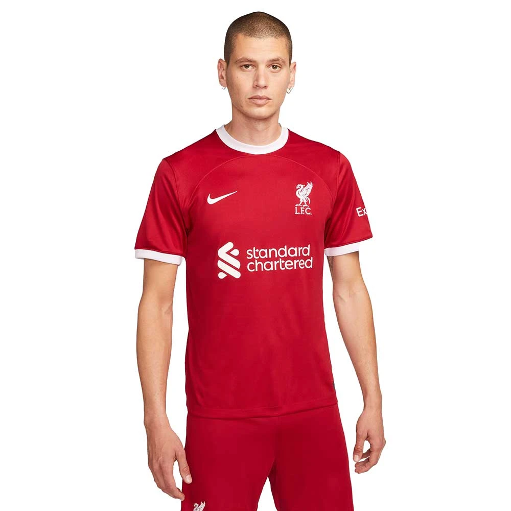 Nike Men's Liverpool FC 2023/24 Stadium Home Jersey - Gym Red/White 2 Nike Men's Liverpool FC 2023/24 Stadium Home Jersey - Gym Red/White - Image 2