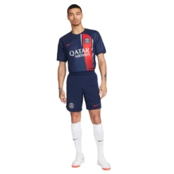 Nike Men's Paris Saint-Germain 2023/24 Stadium Home Dri-FIT Jersey - Midnight Navy/University Red -Patagonia Shop AURORA DX2694 411 PHSYM006 2000