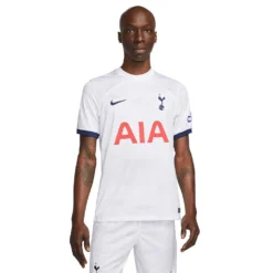 Men's Tottenham Hotspur 2023/24 Stadium Home Nike Dri-FIT Soccer Jersey- White/Binary Blue