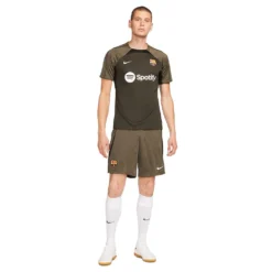 Men's FC Barcelona Strike Nike Dri-FIT Knit Soccer Top- Sequoia/Black/White -Patagonia Shop AURORA DX3016 358 PHSYM006 2000 1