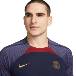 Men's Paris Saint-Germain Strike Nike Dri-FIT Knit Soccer Top- Blackened Blue/Blackened Blue/Team Red/Gold Suede -Patagonia Shop AURORA DX3022 499 PHSYM001 2000