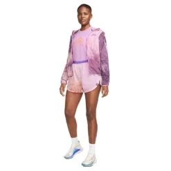 Women's Nike Dri-Fit Tee Short Sleeve Trail - Rush Fuchsia/Sundial -Patagonia Shop AURORA DX7896 532 PHSYM004 2000