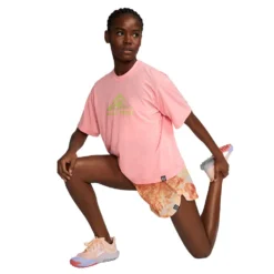 Women's Nike Dri-Fit Tee Short Sleeve Trail - Coral Chalk/Bright Cactus 7 Women's Nike Dri-Fit Tee Short Sleeve Trail - Coral Chalk/Bright Cactus -Patagonia Shop AURORA DX7896 611 PHSYM003 2000 1