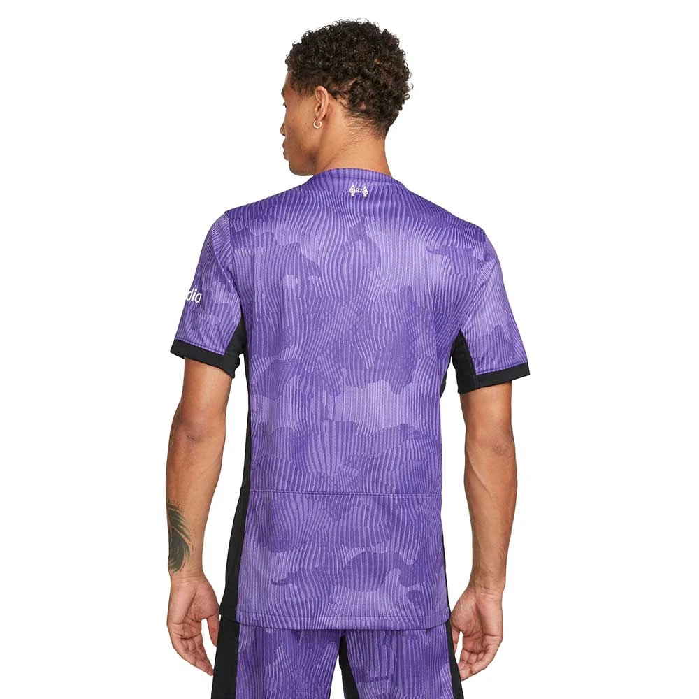 Men's Liverpool FC 2023/24 Stadium Third Nike Dri-FIT Soccer Jersey- Space Purple/White 4 Men's Liverpool FC 2023/24 Stadium Third Nike Dri-FIT Soccer Jersey- Space Purple/White - Image 4