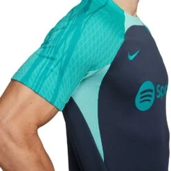 Men's FC Barcelona Strike Third Nike Dri-FIT Soccer Short-Sleeve Top - Thunder Blue/Light Aqua/Energy/Energy -Patagonia Shop AURORA DZ0783 438 PHSYM004 2000