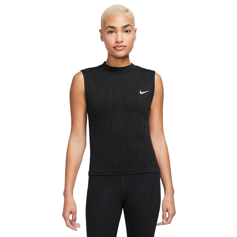 Women's Nike Running Division Tank Top- Black 1 Women's Nike Running Division Tank Top- Black