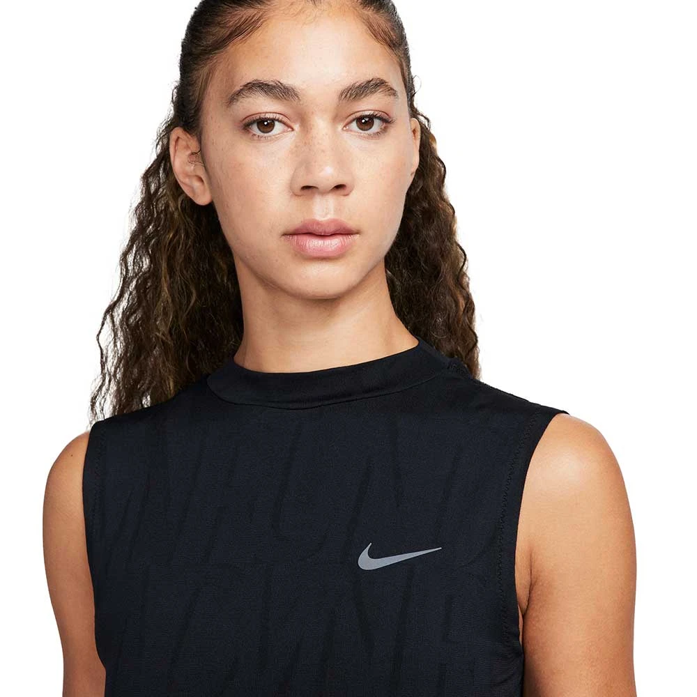 Women's Nike Running Division Tank Top- Black 3 Women's Nike Running Division Tank Top- Black - Image 3