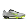 Unisex Nike Zoom Mercurial Vapor 15 Academy XXV MG Soccer Cleats - Metallic Silver/Volt - Regular (D)