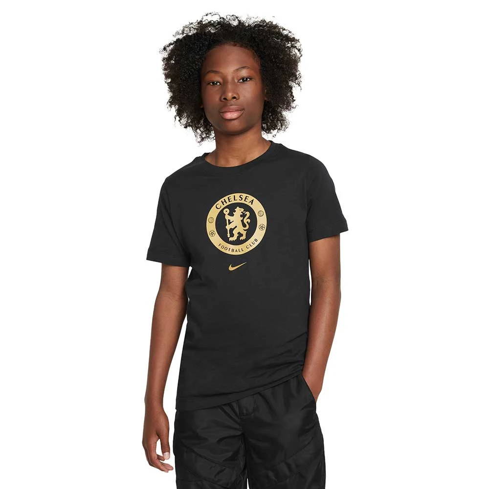 Nike Youth Chelsea FC Crest Tee- Pitch Blue 1 Nike Youth Chelsea FC Crest Tee- Pitch Blue