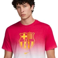 Nike Men's FC Barcelona Crest Tee - White/Noble Red/Deep Royal Blue/Amarillo -Patagonia Shop AURORA FJ1705 100 PHSYM001 2000 1