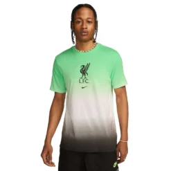 Nike Men's Liverpool FC Crest Tee - White/Poison Green/Black/Black