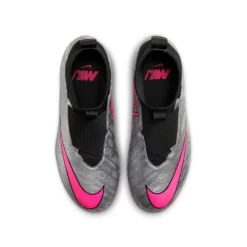 Nike Jr. Zoom Mercurial Superfly 9 Academy XXV MG Soccer Cleats- Metallic Silver/Hyper Pink- Regular (D) -Patagonia Shop AURORA FJ2032 060 PHCTH001 2000