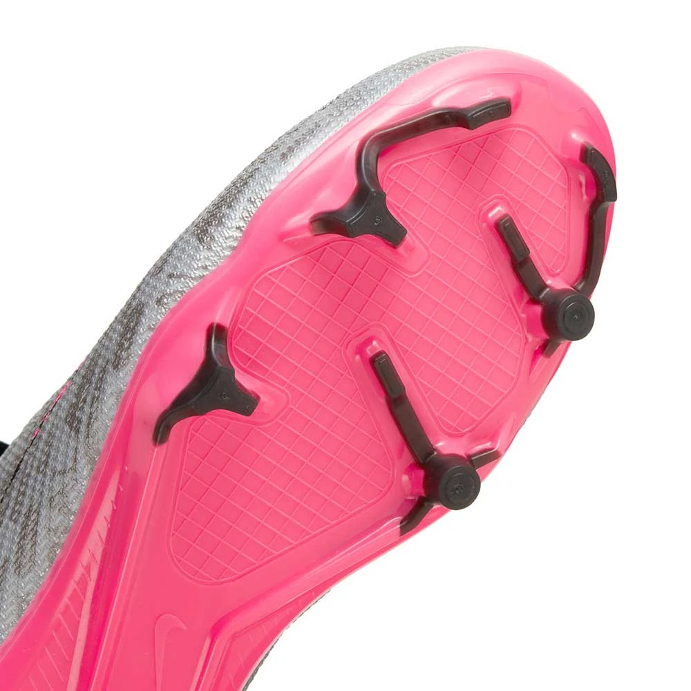 Youth Nike Jr. Zoom Mercurial Superfly 9 Pro XXV FG Soccer Cleats - Metallic Silver/Hyper Pink - Regular (D) 5 Youth Nike Jr. Zoom Mercurial Superfly 9 Pro XXV FG Soccer Cleats - Metallic Silver/Hyper Pink - Regular (D) - Image 5