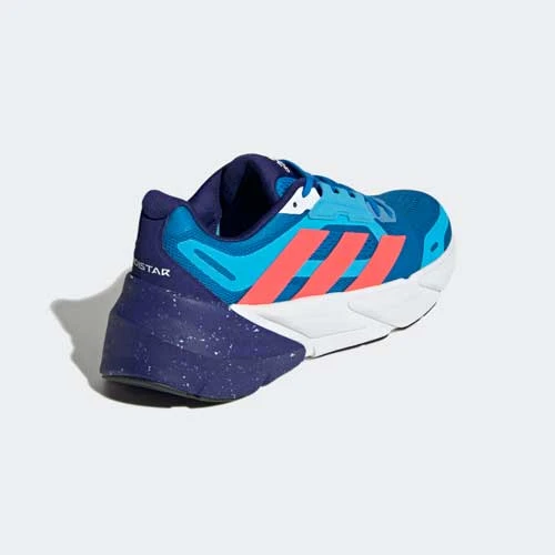 ADIDAS Men's AdiSTAR Running Shoe - Blue Rush/Turbo/Legacy Indigo - Regular (D) 3 ADIDAS Men's AdiSTAR Running Shoe - Blue Rush/Turbo/Legacy Indigo - Regular (D) - Image 3