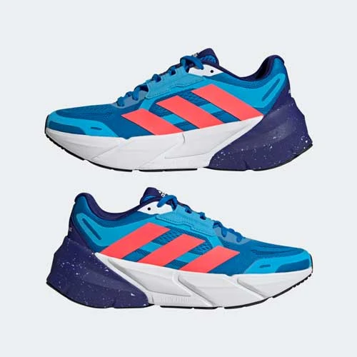ADIDAS Men's AdiSTAR Running Shoe - Blue Rush/Turbo/Legacy Indigo - Regular (D) 7 ADIDAS Men's AdiSTAR Running Shoe - Blue Rush/Turbo/Legacy Indigo - Regular (D) - Image 7