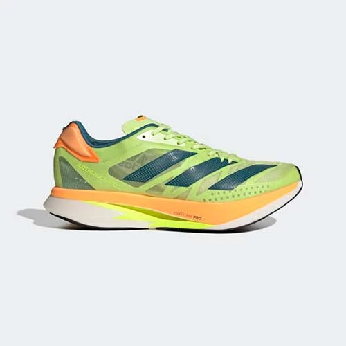 ADIDAS Unisex ADIZERO Adios Pro 2 - Pulse Lime/Real Teal/Flash Orange-Regular (D) 1 ADIDAS Unisex ADIZERO Adios Pro 2 - Pulse Lime/Real Teal/Flash Orange-Regular (D)
