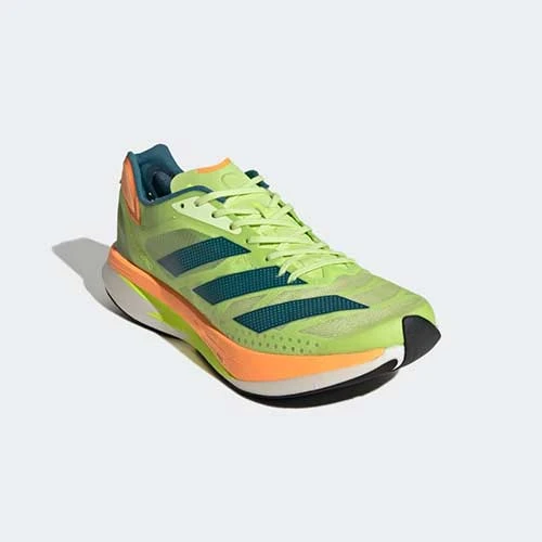 ADIDAS Unisex ADIZERO Adios Pro 2 - Pulse Lime/Real Teal/Flash Orange-Regular (D) 2 ADIDAS Unisex ADIZERO Adios Pro 2 - Pulse Lime/Real Teal/Flash Orange-Regular (D) - Image 2