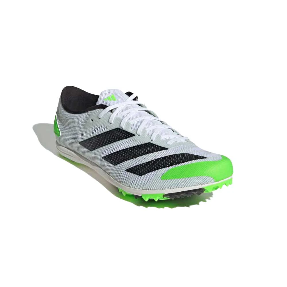 ADIDAS Unisex AdiZERO XC Spikes - Cloud White/Night Metallic/Solar Green - Regular (D) 2 ADIDAS Unisex AdiZERO XC Spikes - Cloud White/Night Metallic/Solar Green - Regular (D) - Image 2