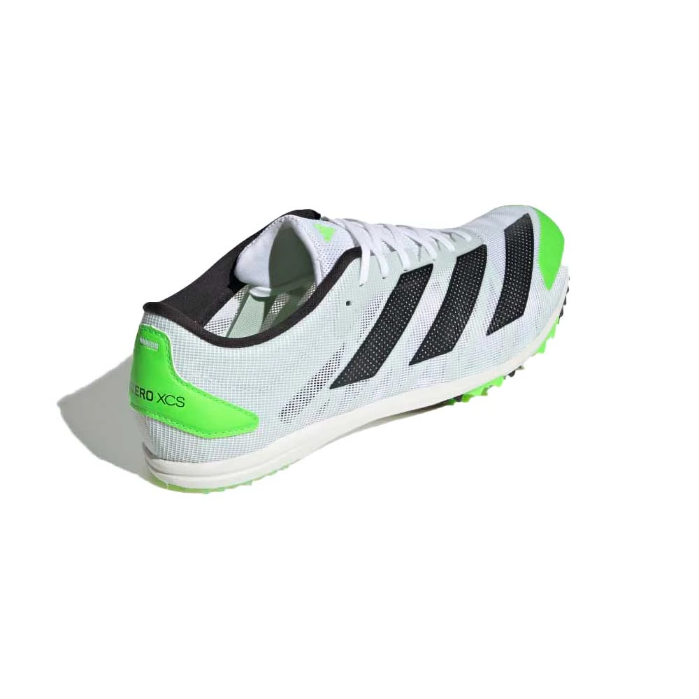 ADIDAS Unisex AdiZERO XC Spikes - Cloud White/Night Metallic/Solar Green - Regular (D) 3 ADIDAS Unisex AdiZERO XC Spikes - Cloud White/Night Metallic/Solar Green - Regular (D) - Image 3