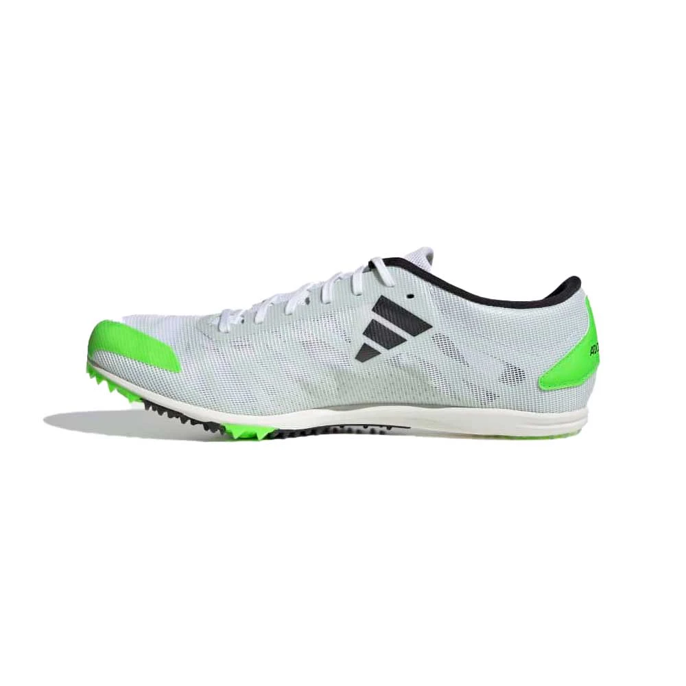 ADIDAS Unisex AdiZERO XC Spikes - Cloud White/Night Metallic/Solar Green - Regular (D) 4 ADIDAS Unisex AdiZERO XC Spikes - Cloud White/Night Metallic/Solar Green - Regular (D) - Image 4