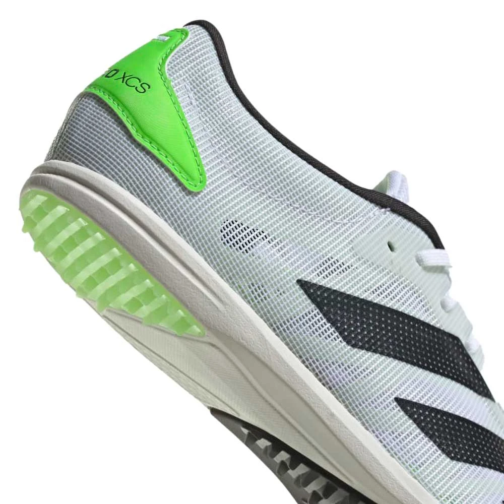 ADIDAS Unisex AdiZERO XC Spikes - Cloud White/Night Metallic/Solar Green - Regular (D) 6 ADIDAS Unisex AdiZERO XC Spikes - Cloud White/Night Metallic/Solar Green - Regular (D) - Image 6